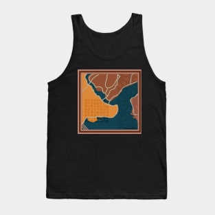 Istanbul map Tank Top